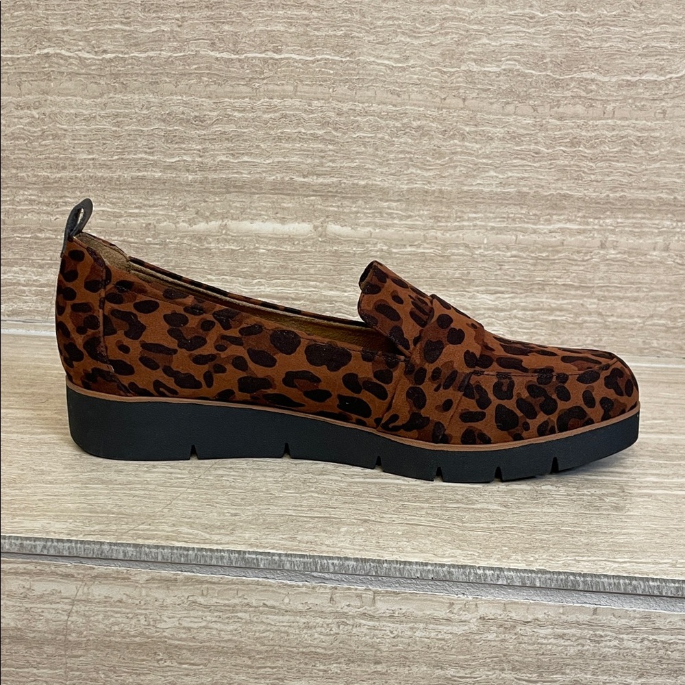 Dr. Scholl's NWOT Women’s Sz 9.5 Brown & Black Leopard Animal Print Loafers - Picture 9 of 9